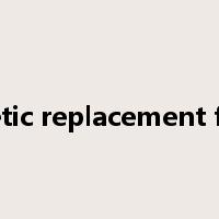 prosthetic replacement for joint是什么意思