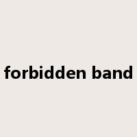 forbidden band是什么意思