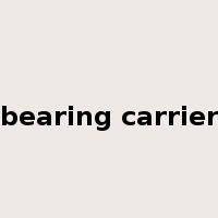bearing carrier是什么意思
