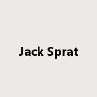 Jack Sprat是什么意思