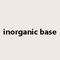 inorganic base是什么意思
