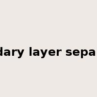 boundary layer separation是什么意思