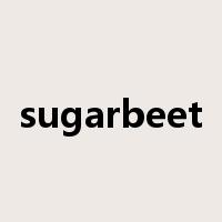sugarbeet是什么意思