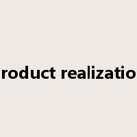 product realization是什么意思