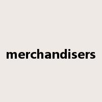 merchandisers是什么意思