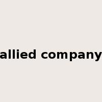 allied company是什么意思