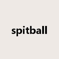 spitball是什么意思