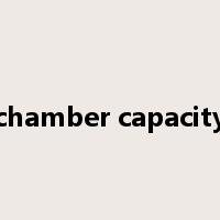 chamber capacity是什么意思