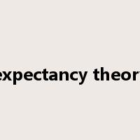 expectancy theory是什么意思