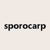 sporocarp是什么意思