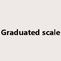 Graduated scale是什么意思