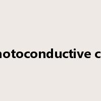 photoconductive cell是什么意思
