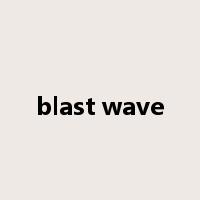 blast wave是什么意思