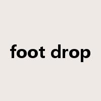 foot drop是什么意思