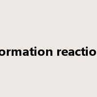 formation reaction是什么意思