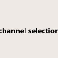 channel selection是什么意思