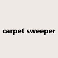 carpet sweeper是什么意思