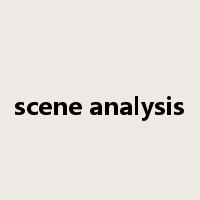scene analysis是什么意思