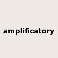 amplificatory是什么意思