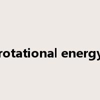 rotational energy是什么意思