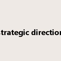 strategic direction是什么意思