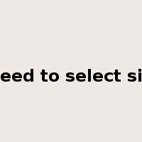 proceed to select signal是什么意思