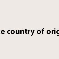 The country of origin是什么意思