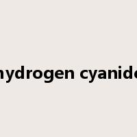 hydrogen cyanide是什么意思