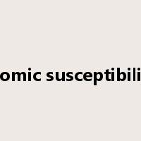 atomic susceptibility是什么意思