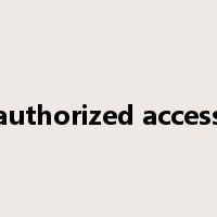 authorized access是什么意思