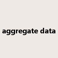 aggregate data是什么意思