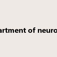 Department of neurology是什么意思