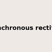 synchronous rectifier是什么意思