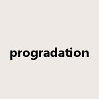 progradation是什么意思
