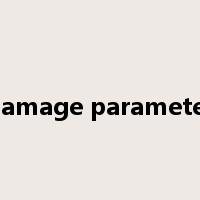 damage parameter是什么意思