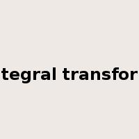 integral transform是什么意思
