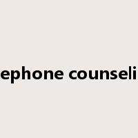 telephone counseling是什么意思
