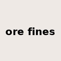 ore fines是什么意思