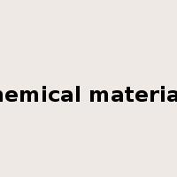 chemical materials是什么意思