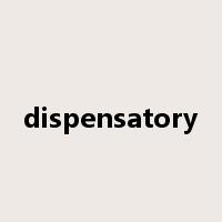 dispensatory是什么意思