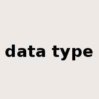 data type是什么意思