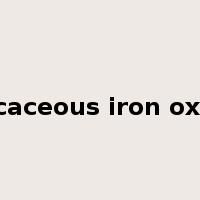 micaceous iron oxide是什么意思