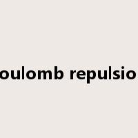 coulomb repulsion是什么意思