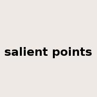 salient points是什么意思
