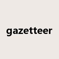 gazetteer是什么意思