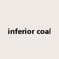 inferior coal是什么意思