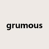 grumous是什么意思