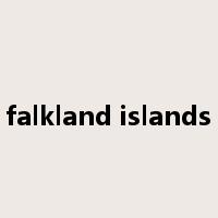 falkland islands是什么意思