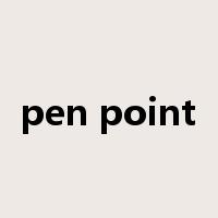 pen point是什么意思