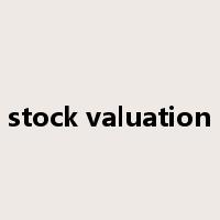 stock valuation是什么意思